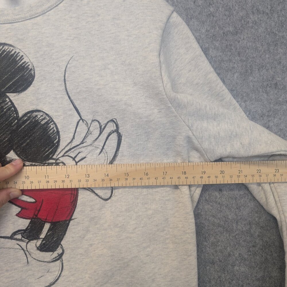 Mickey Mouse Kissing Sweater Joe Fresh Grey Sweater XS - Picture 4 of 7